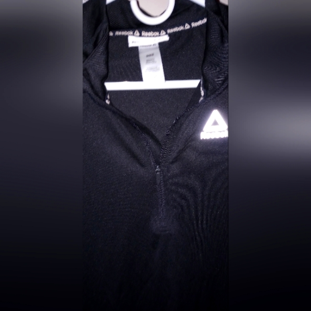 Reebok Black Quarter-Zip Pullover